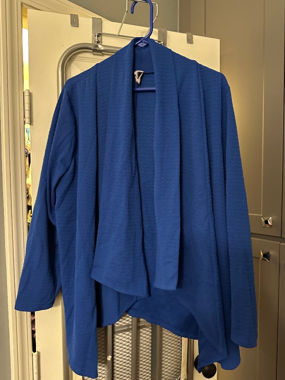 ##Blue Cardigan